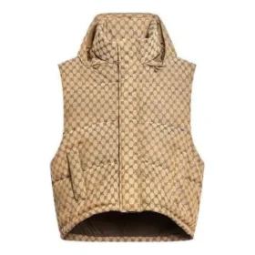 Balenciaga x Gucci The Hacker Project: chaleco acolchado «Hacker Cocoon» «Beige» 681884TLO539585