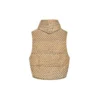 Balenciaga x Gucci The Hacker Project: chaleco acolchado «Hacker Cocoon» «Beige» 681884TLO539585