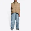 Balenciaga x Gucci The Hacker Project: chaleco acolchado «Hacker Cocoon» «Beige» 681884TLO539585