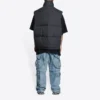 Balenciaga x Gucci The Hacker Project: chaleco acolchado «Hacker Cocoon» «Negro» 681884TLO531269