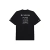 Balenciaga x PlayStation: colaboración. Camiseta unisex de manga corta con estampado geométrico alfabético para PS5, color negro, 651795TKVF31070