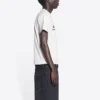 Balenciaga x RuPaul, firma conjunta, colección otoño-invierno 2021, estampado de letras, cuello redondo, hombre, blanco 670943TLV579057