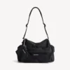 Bolsa con cremallera y colgante para hombre en negro