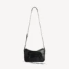 Bolso bandolera con solapa «Le City» para hombre, pequeño, en negro Bolso bandolera con solapa «Le City» para hombre, pequeño, en negro