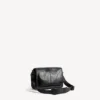 Bolso bandolera con solapa «Le City» para hombre, pequeño, en negro Bolso bandolera con solapa «Le City» para hombre, pequeño, en negro