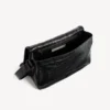 Bolso bandolera con solapa «Le City» para hombre, pequeño, en negro Bolso bandolera con solapa «Le City» para hombre, pequeño, en negro