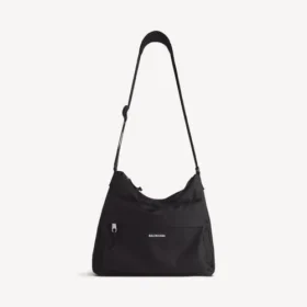 Bolso bandolera Explorer Hobo para hombre en negro