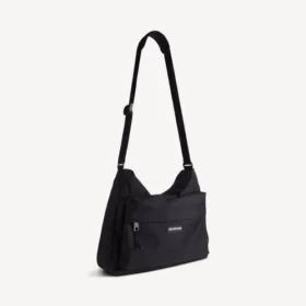 Bolso bandolera Explorer Hobo para hombre en negro