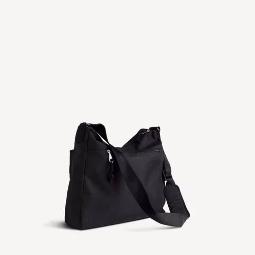 Bolso bandolera Explorer Hobo para hombre en negro Bolso bandolera Explorer Hobo para hombre en negro