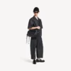 Bolso bandolera Le City para hombre, mediano, con múltiples bolsillos, en negro Bolso bandolera Le City para hombre, mediano, con múltiples bolsillos, en negro
