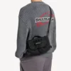 Bolso bandolera militar para hombre, pequeño, en negro Bolso bandolera militar para hombre, pequeño, en negro