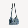 Bolso bandolera para hombre «Superbusy» en azul vintage Bolso bandolera para hombre «Superbusy» en azul vintage