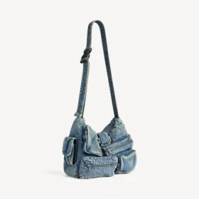 Bolso bandolera para hombre «Superbusy» en azul vintage