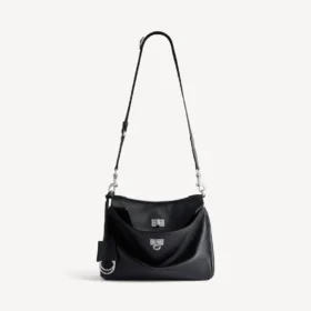 Bolso bandolera Rodeo para hombre, pequeño, en negro