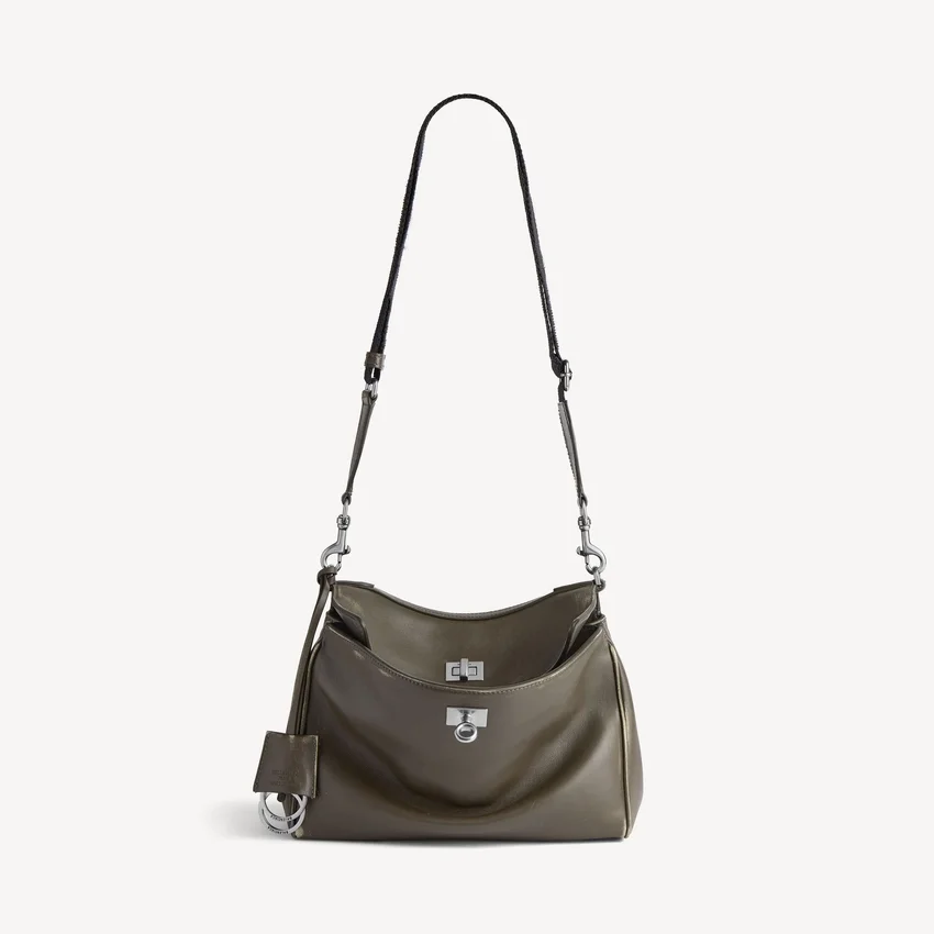 Bolso bandolera Rodeo para hombre, tamaño pequeño, en color caqui Bolso bandolera Rodeo para hombre, tamaño pequeño, en color caqui