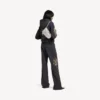 Bolso bandolera Rodeo para mujer con pedrería en gris humo Bolso bandolera Rodeo para mujer con pedrería en gris humo