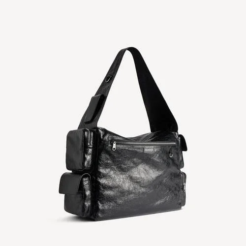 Bolso bandolera Superbusy grande en negro Bolso bandolera Superbusy grande en negro