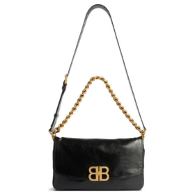Bolso Bb Soft con solapa mediana «Negro» 7485962AAIZ1000