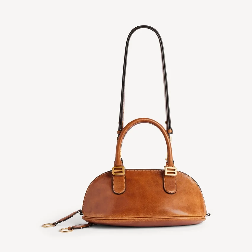 Bolso bolero mini para mujer en color marrón vaquero Bolso bolero mini para mujer en color marrón vaquero