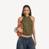 Bolso bolero mini para mujer en color marrón vaquero Bolso bolero mini para mujer en color marrón vaquero