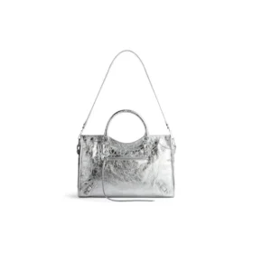 Bolso City mediano metalizado «Silver» 7977862AA9R8122