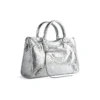Bolso City mediano metalizado «Silver» 7977862AA9R8122
