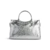 Bolso City mediano metalizado «Silver» 7977862AA9R8122