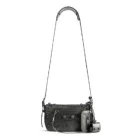Bolso con solapa Le Cagole Xs metalizado «Gris metalizado» 7190822AAWR1314