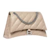 Bolso Crush de cadena mediana acolchado «Marrón claro» 716393210J02906