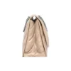 Bolso Crush de cadena mediana acolchado «Marrón claro» 716393210J02906