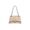 Bolso Crush de cadena mediana acolchado «Marrón claro» 716393210J02906