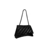 Bolso Crush mediano con cadena y acolchado «Negro» 716393210IY1000