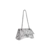 Bolso Crush pequeño con cadena y acolchado «Plata» 716351210IW8110