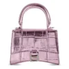 Bolso de asa superior Mini Hourglass «Lilac» 664676-1S4NY-5304