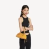 Bolso de bolos «Bolero» mini para mujer en color curry