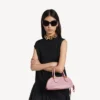 Bolso de bolos «Bolero» para mujer, modelo mini, en color cuarzo rosa Bolso de bolos «Bolero» para mujer, modelo mini, en color cuarzo rosa