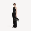 Bolso de bolos Bolero para mujer, tamaño mediano, en negro Bolso de bolos Bolero para mujer, tamaño mediano, en negro