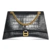 Bolso de cadena mediana Crush Crocodile «Black» 716393210IX1000