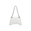 Bolso de cadena mediano Crush acolchado «Optic White» 716393210J09001