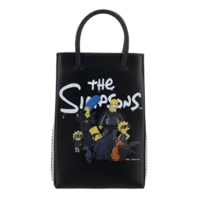 Bolso de compras mini Balenciaga x Los Simpson «Negro» 59382623VBN1000