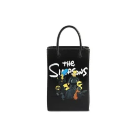 Bolso de compras mini Balenciaga x Los Simpson «Negro» 59382623VBN1000