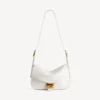Bolso de hombro Clicca para mujer, tamaño mediano, en blanco nieve Bolso de hombro Clicca para mujer, tamaño mediano, en blanco nieve