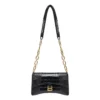 Bolso de hombro Downtown Xs con relieve de cocodrilo «Negro» 6891212106F1090