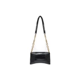 Bolso de hombro Downtown Xs con relieve de cocodrilo «Negro» 6891212106F1090