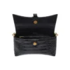 Bolso de hombro Downtown Xs con relieve de cocodrilo «Negro» 6891212106F1090