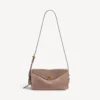 Bolso de hombro Le 7 para mujer, tamaño mediano, en color biscuit Bolso de hombro Le 7 para mujer, tamaño mediano, en color biscuit