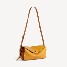 Bolso de hombro Le 7 para mujer, tamaño mediano, en color curry