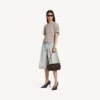 Bolso de hombro Le 7 para mujer, tamaño mediano, en color moka Bolso de hombro Le 7 para mujer, tamaño mediano, en color moka