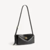 Bolso de hombro Le 7 para mujer, tamaño mediano, en negro Bolso de hombro Le 7 para mujer, tamaño mediano, en negro