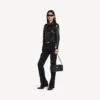 Bolso de hombro Le 7 para mujer, tamaño mediano, en negro Bolso de hombro Le 7 para mujer, tamaño mediano, en negro